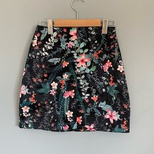 MINKPINK Floral Mini Skirt